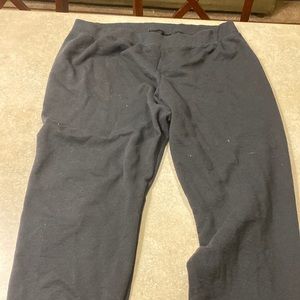 Black Hanes sweatpants